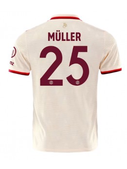 Muži Futbalové oblečenie Bayern Munich Thomas Muller #25 2024-25 Krátky Rukáv - Tretina